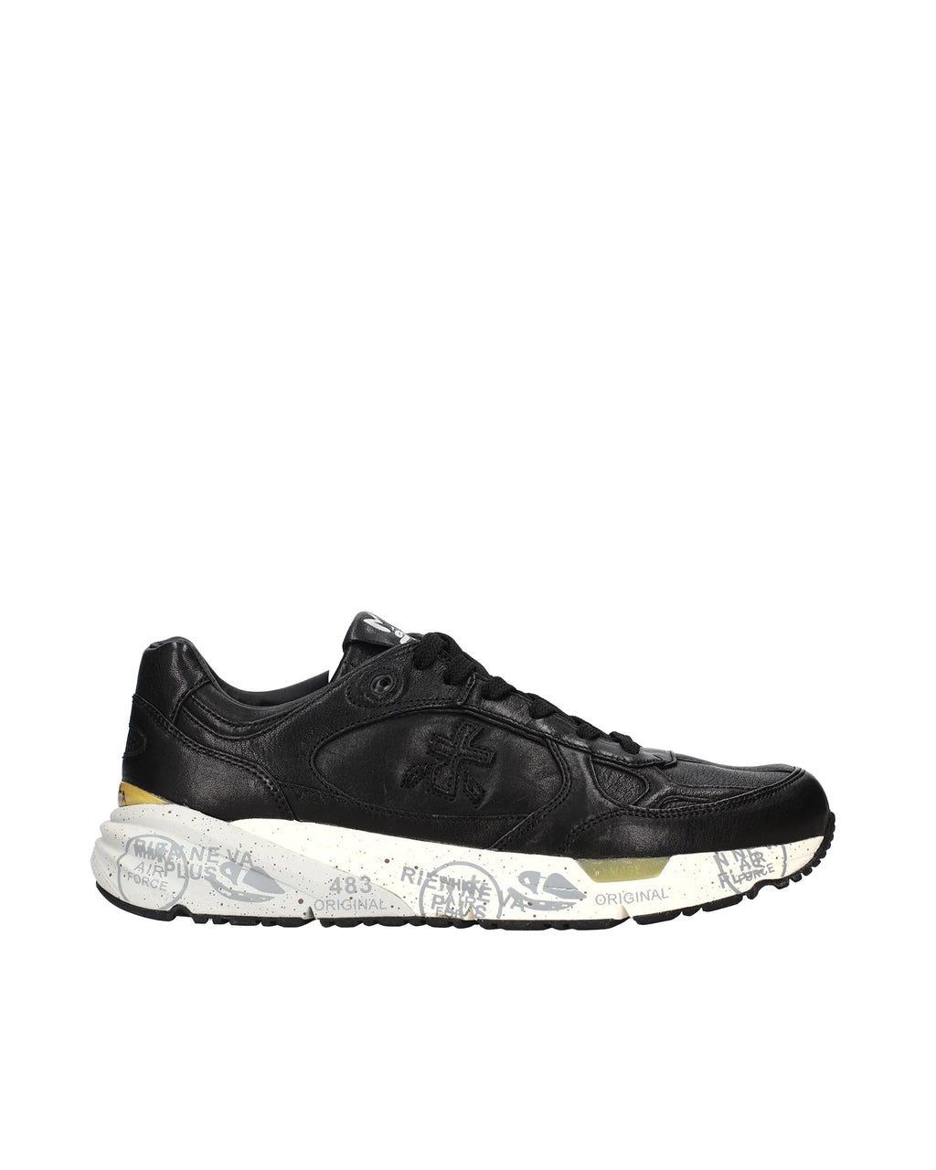 Black Mase Leather Sneakers