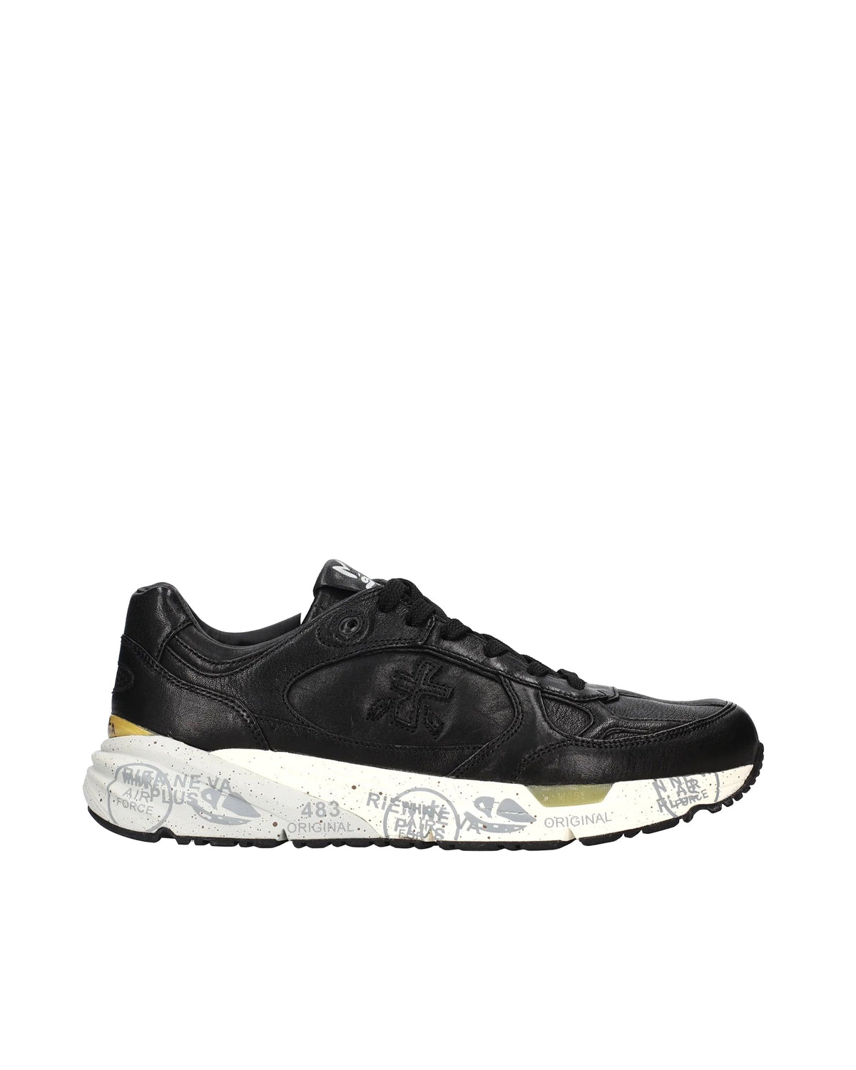 Black Mase Leather Sneakers