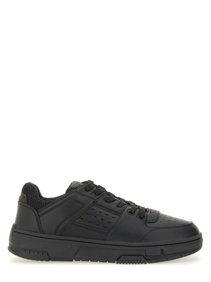 Low-Top Mesh-Detailed Polyester Sneakers