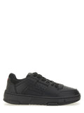 Low-Top Mesh-Detailed Polyester Sneakers