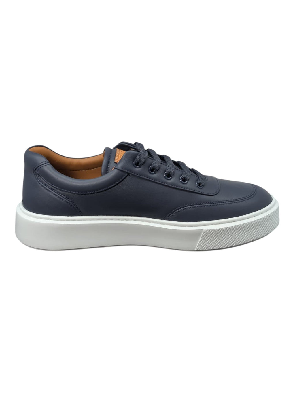 Bally Coby 6310055 Men's Ink Lamb Leather Sneakers