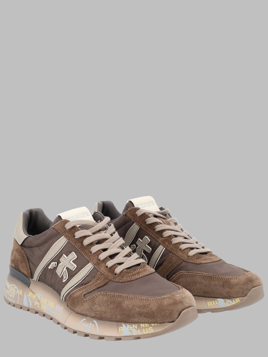Grey Low-Top Cushioned Sole Suede Sneakers