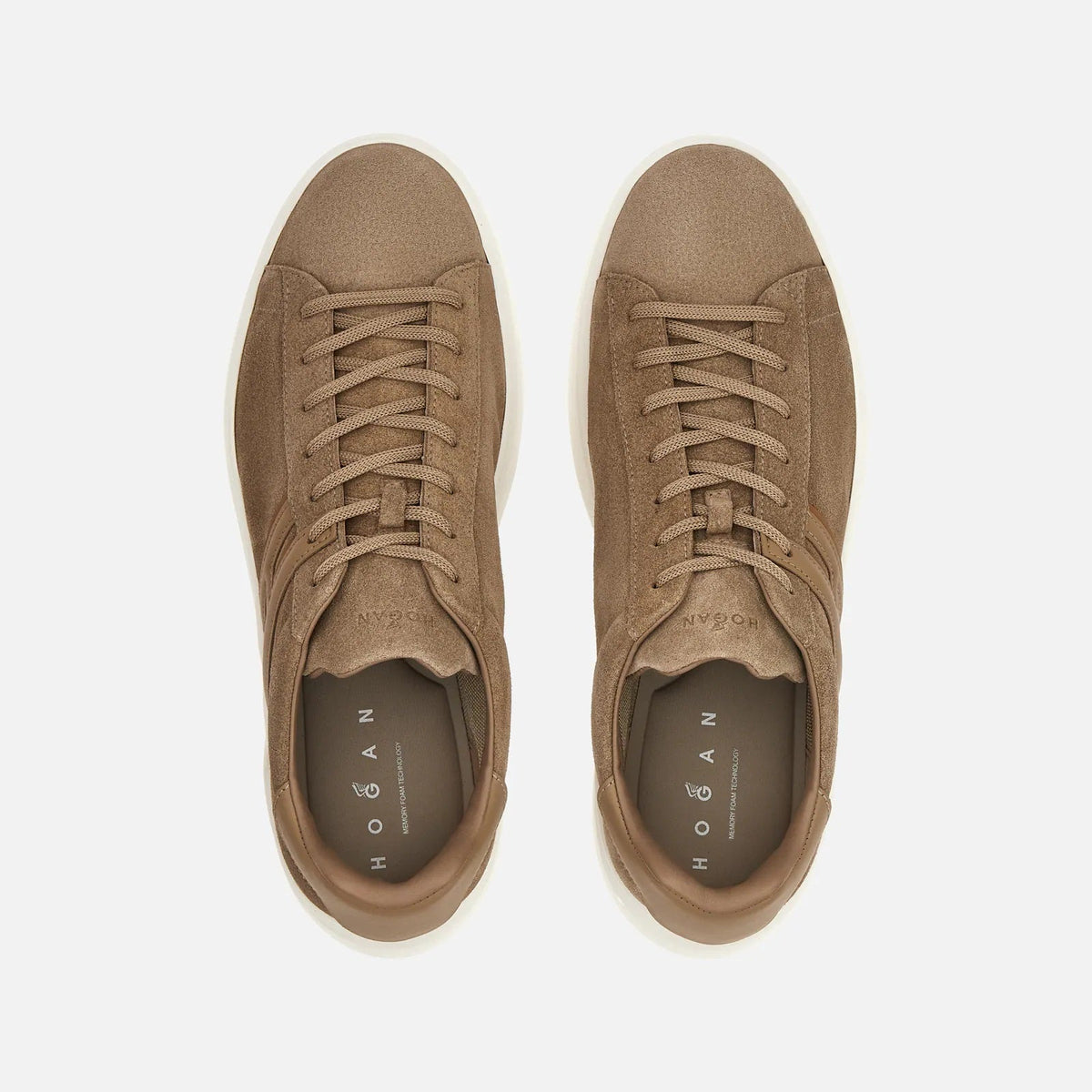 H580 Allacciato H Profilo Sneakers in Beige