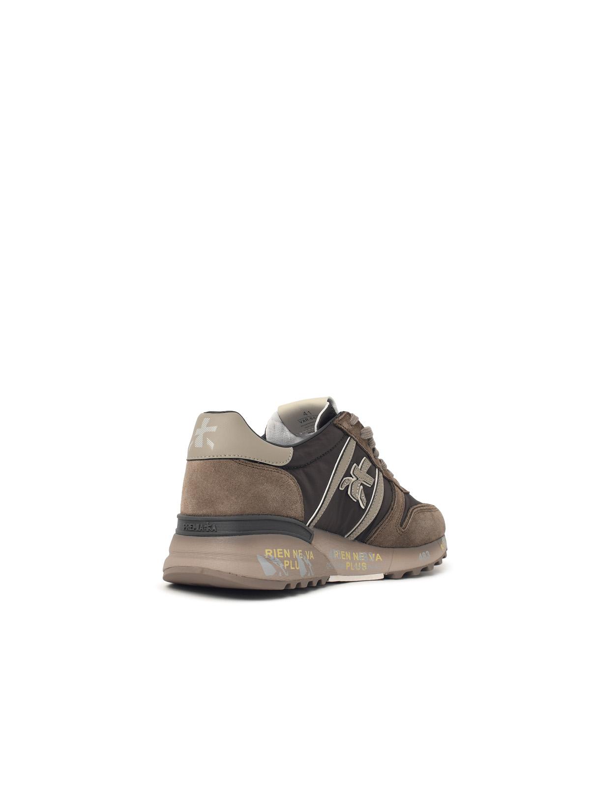 'Lander 8410' Brown Suede Sneakers