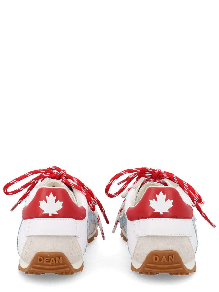 Beige Dc-642 Maple Leaf Sneakers
