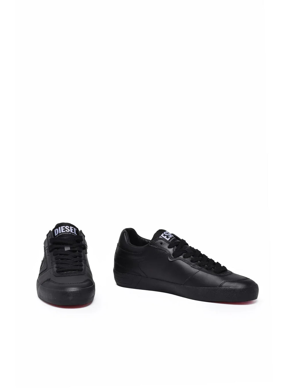Black Leather Leroji Low Sneakers