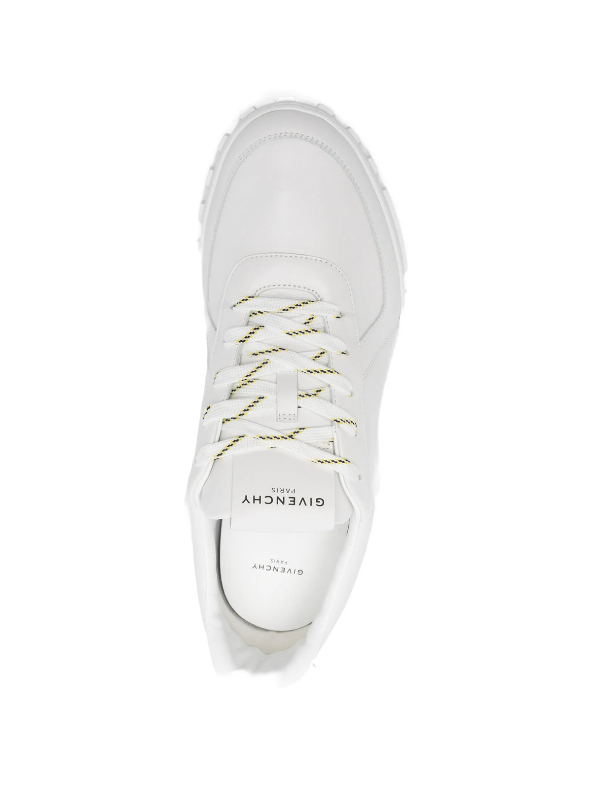 Glide Runner White Calf Leather Sneakers