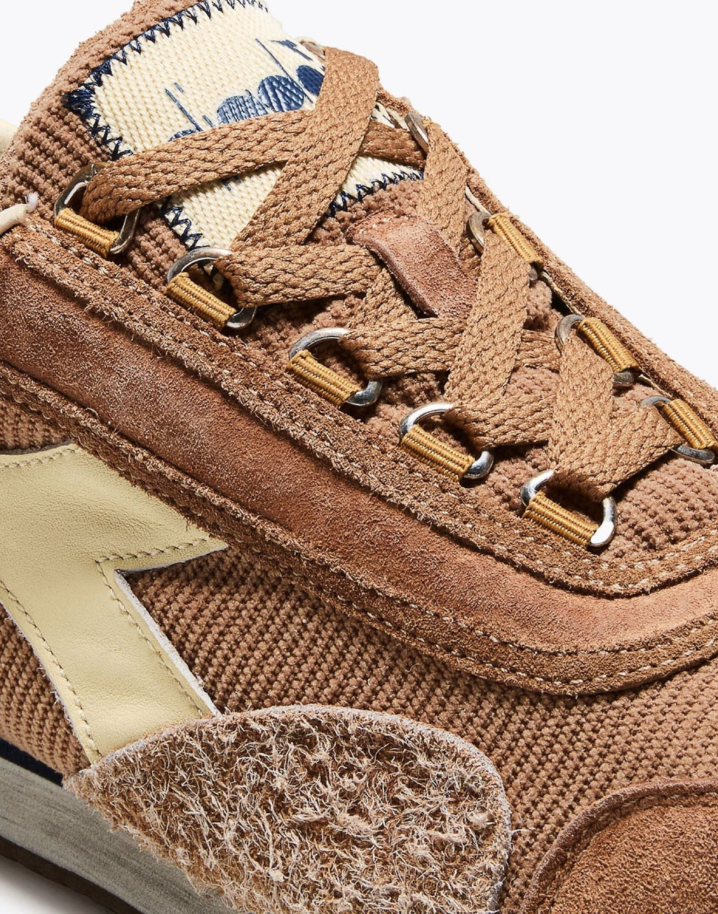Brown Leopard Equipe Corduroy Sw Suede Low-Top Sneakers