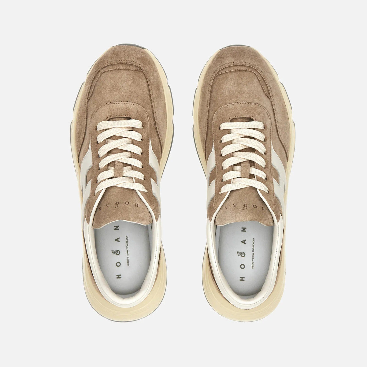 Hyperlight Allacciato H Sneakers in Beige