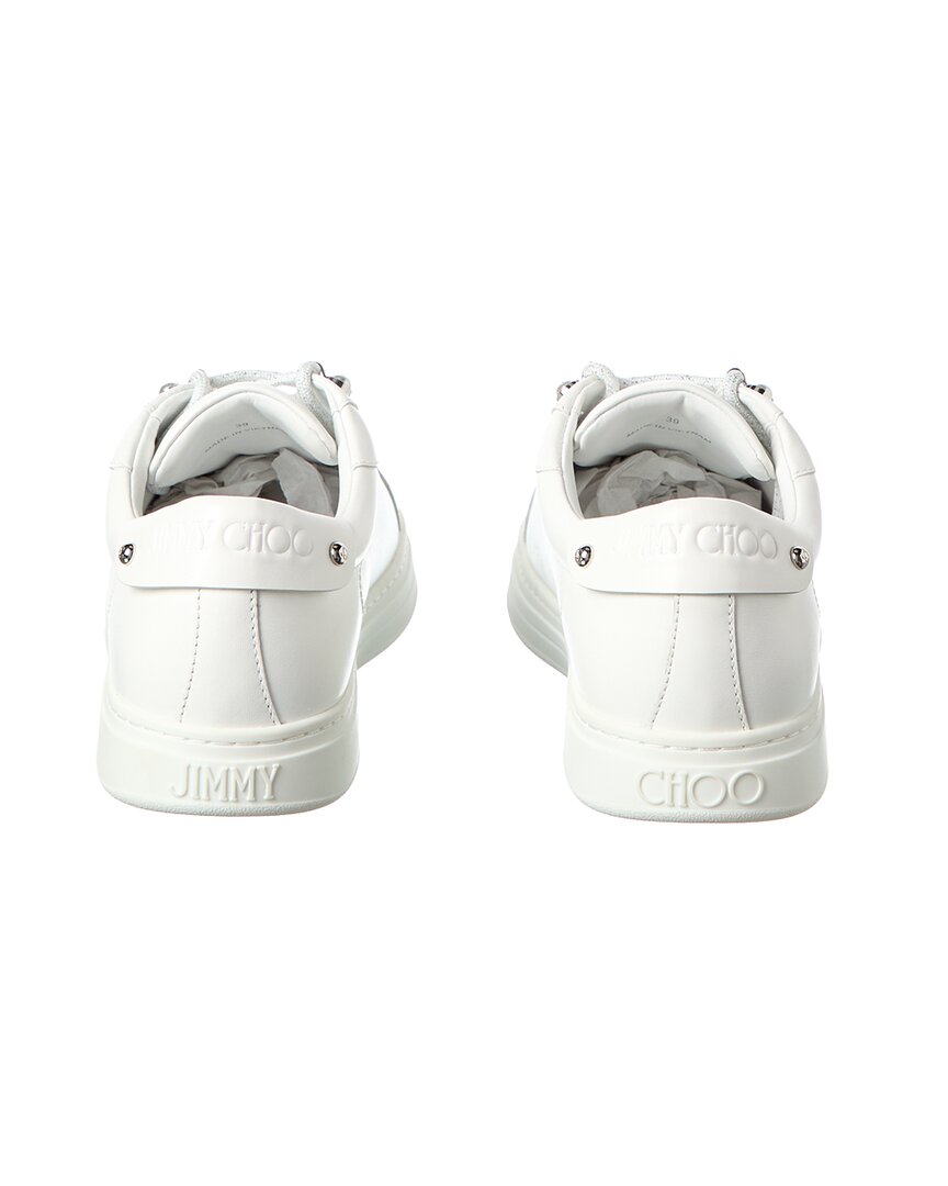 Jimmy Choo Antibes/F Leather Sneaker (Authentic Pre-Loved)