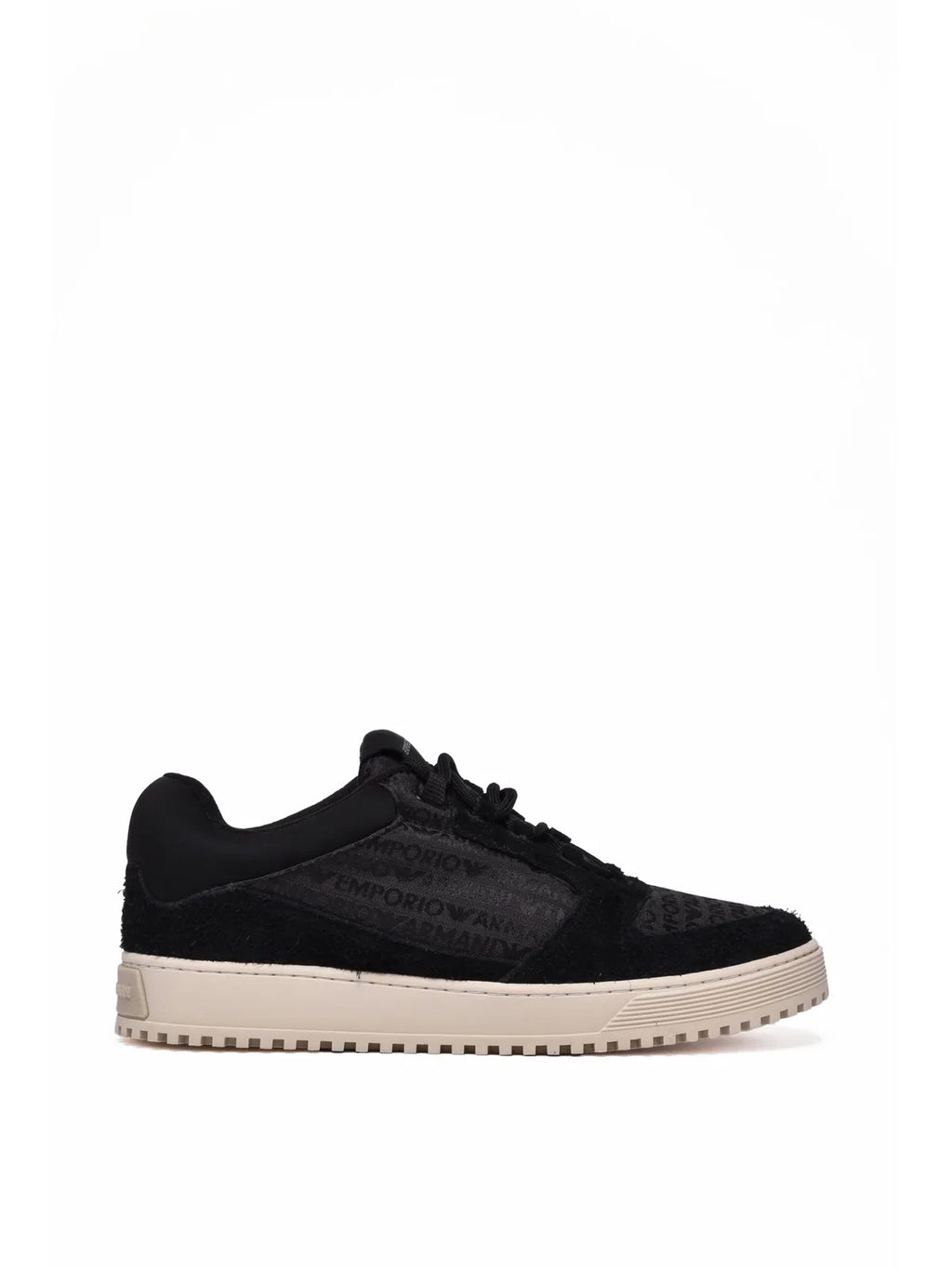 Black Low-Top Leather Sneakers