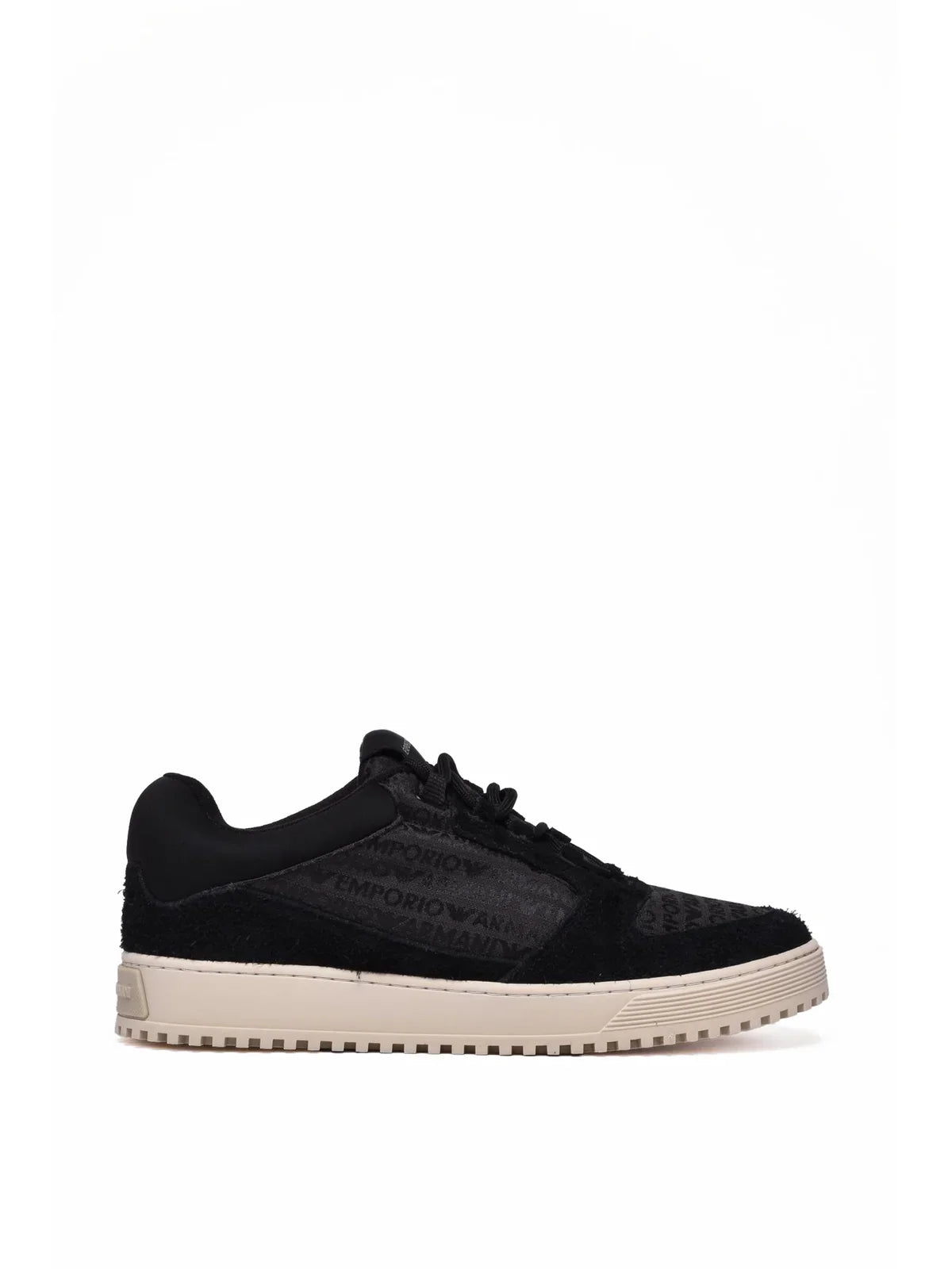 Black Low-Top Leather Sneakers