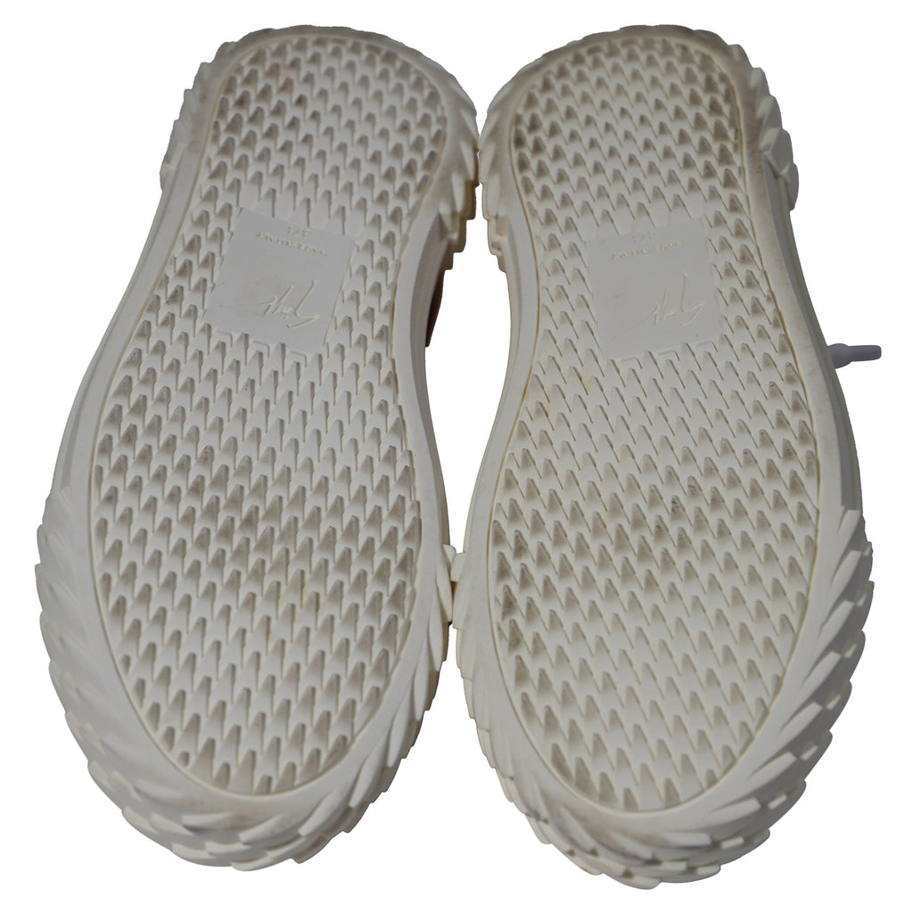 Giuseppe Zanotti Blabber Low Top Trainers in Pink Cotton