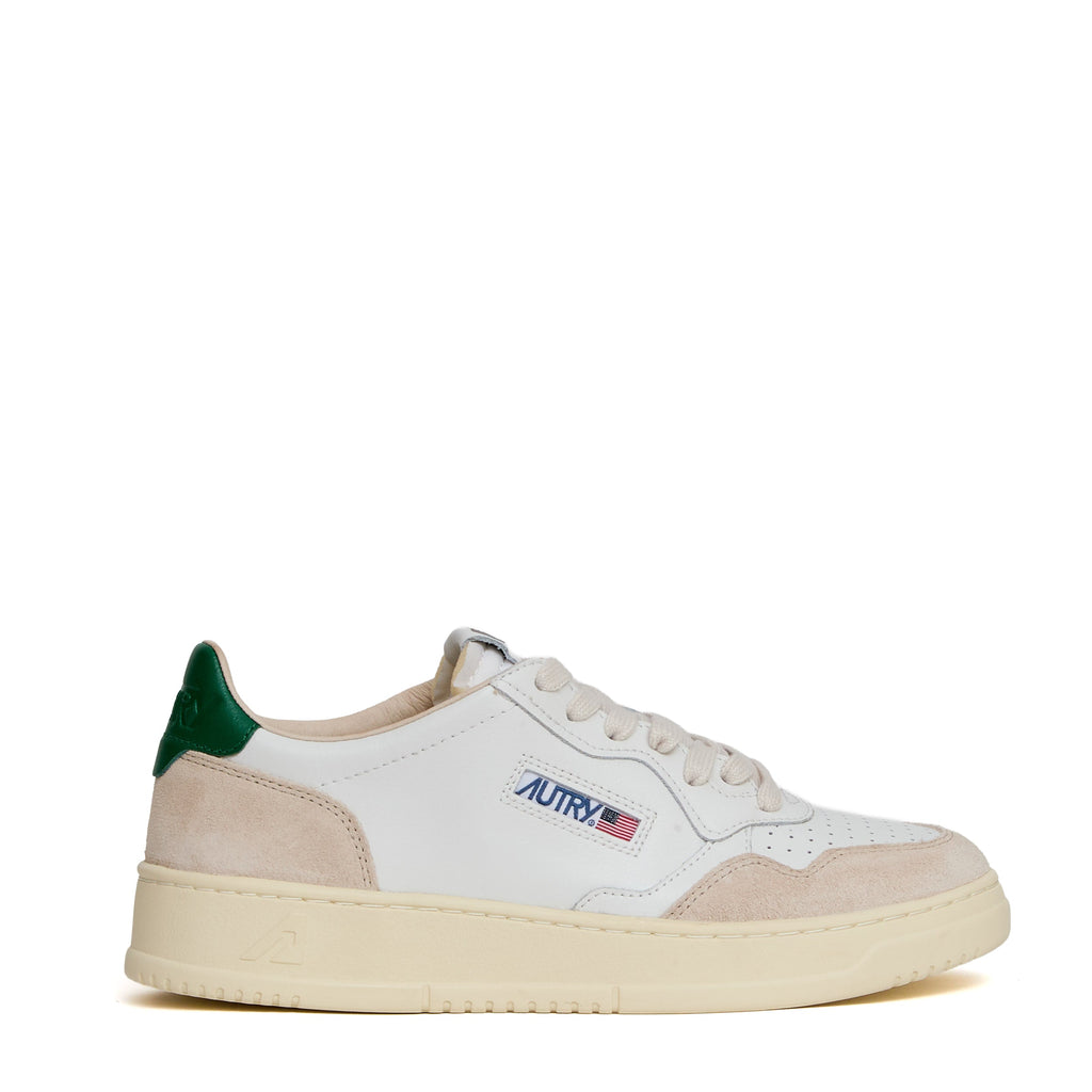 Medalist Low Sneakers In White Leather, Amazon