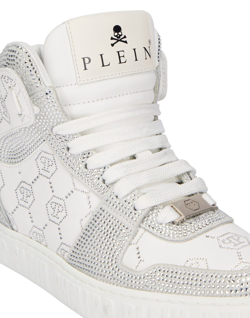High Top Sneakers Carson Monogram Strass