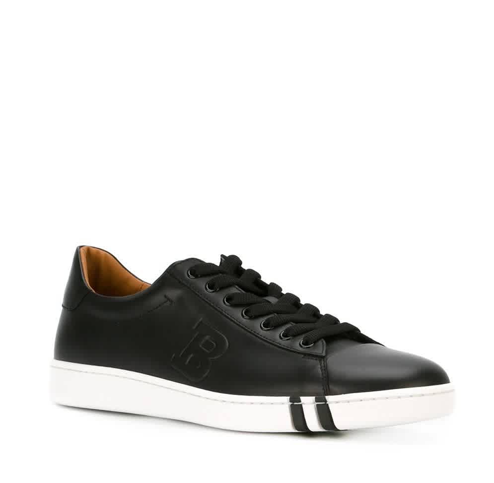 Bally Men's Black Asher Low Top Leather Sneaker