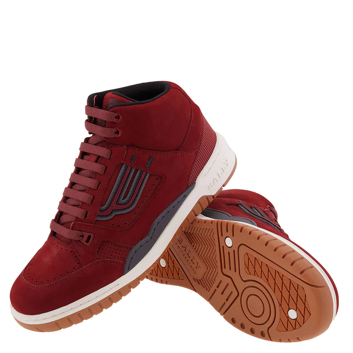 Bally Champion King High-Top Sneakers, Brand Size 5 ( US Size 6 )