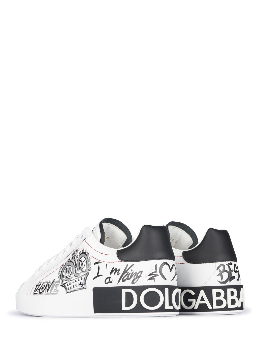 Jeweled Crown Graphic Low-Top Sneakers