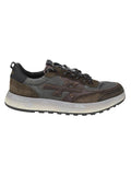 Brown Nous Layered Calfskin Sneakers
