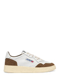 Low-Top Sneakers in Soft Leather and Suede with Retro Appeal
