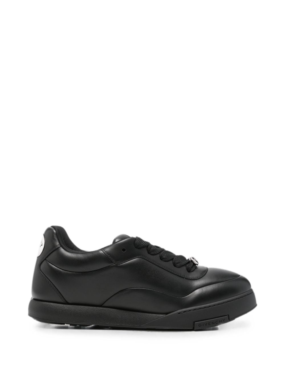 Black Streamlined Minimalist Sneakers
