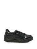 Black Streamlined Minimalist Sneakers