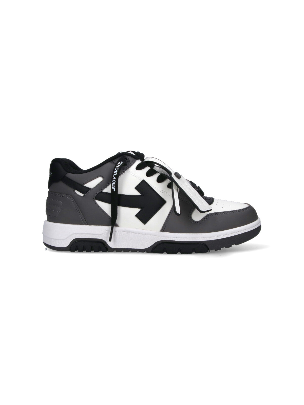 Grey Leather Out Of Office Sneakers