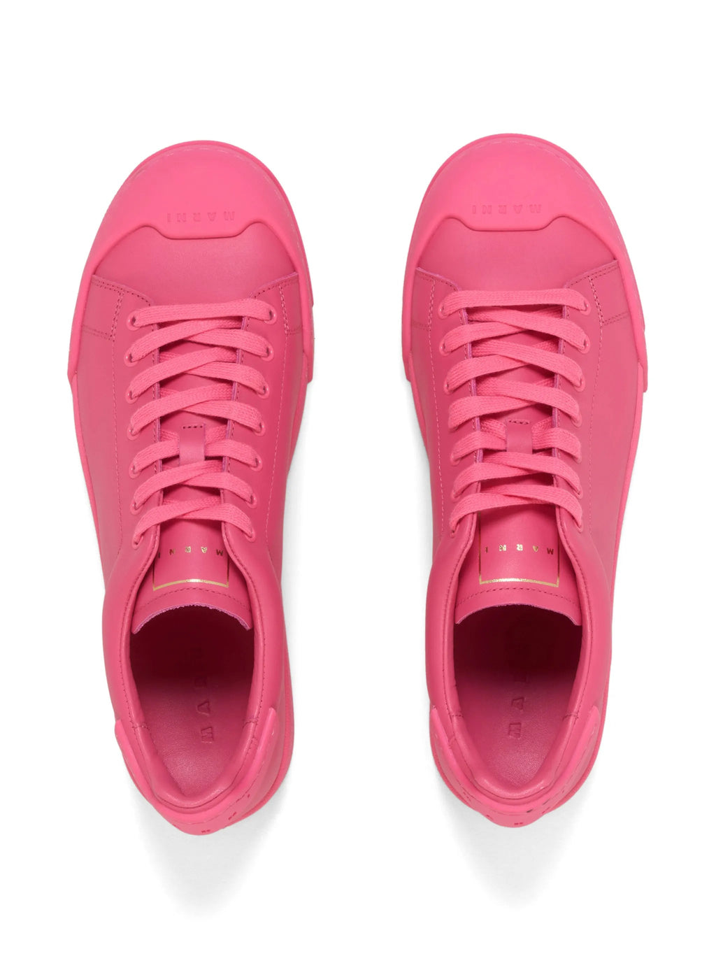 Marni Dada Bumper Low-Top Leather Sneakers - Pink
