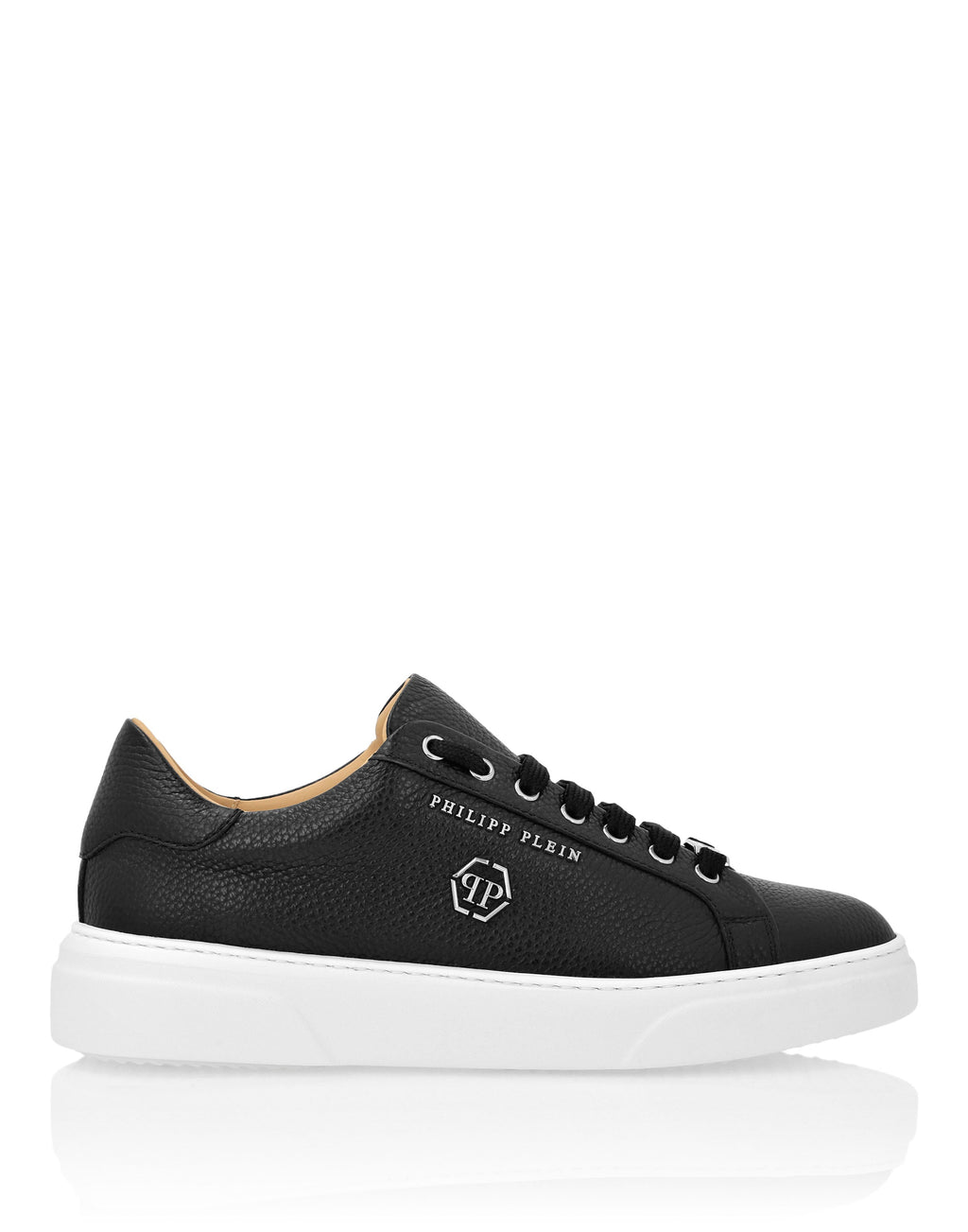 Leather Lo-Top Sneakers Hexagon