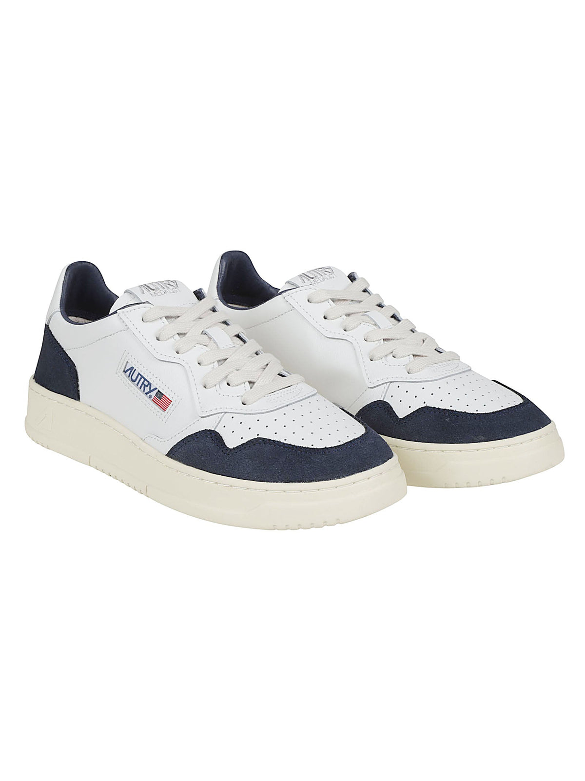 Medalist Low Leather-Suede Low-Top Sneakers