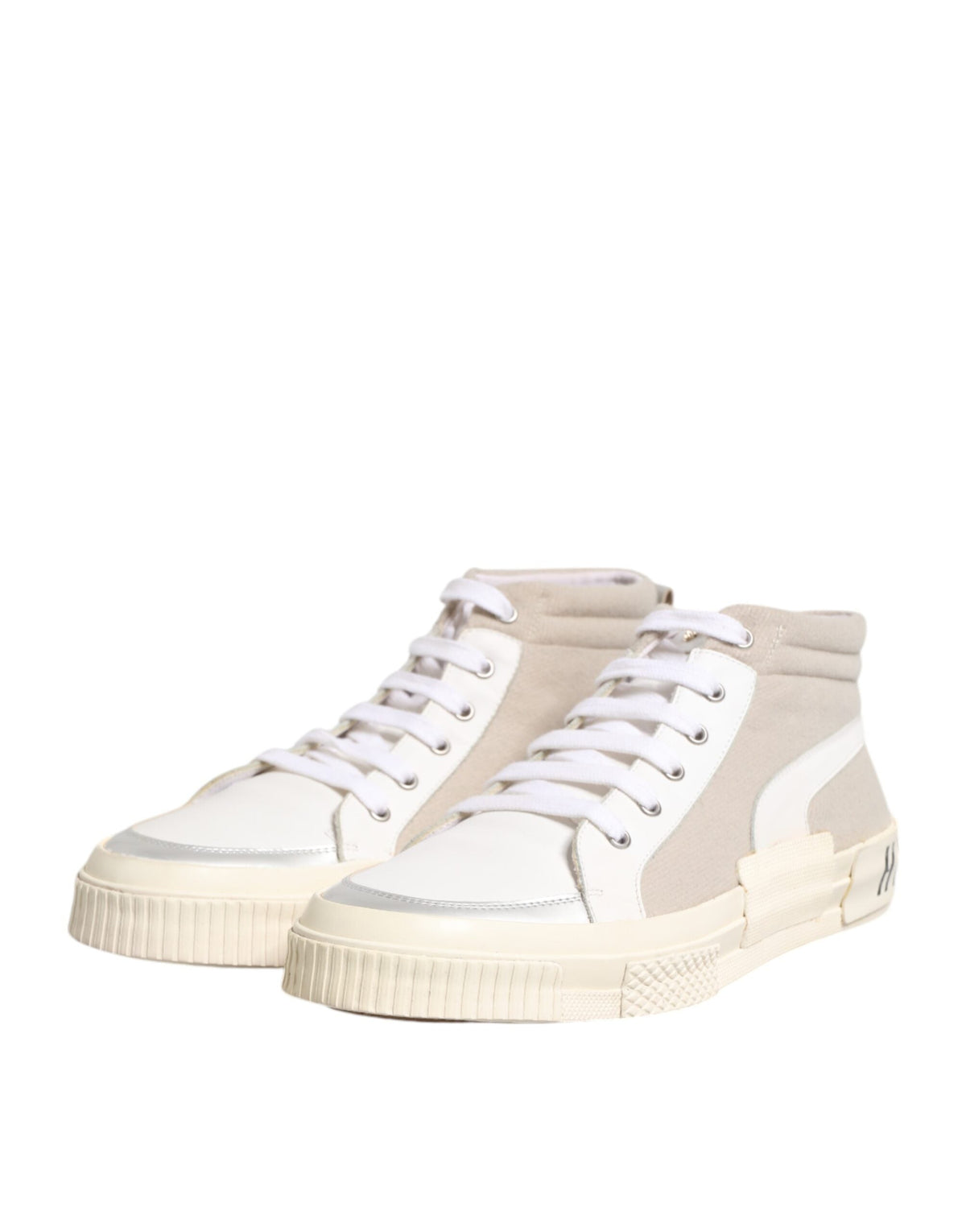HIDE & JACK  Lace Up Mid Top Casual Sneakers Men's Shoes (Pre-Owned)