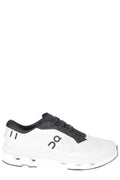 Black And White Cloudzone Mesh Rubber Sole Nylon Sneakers