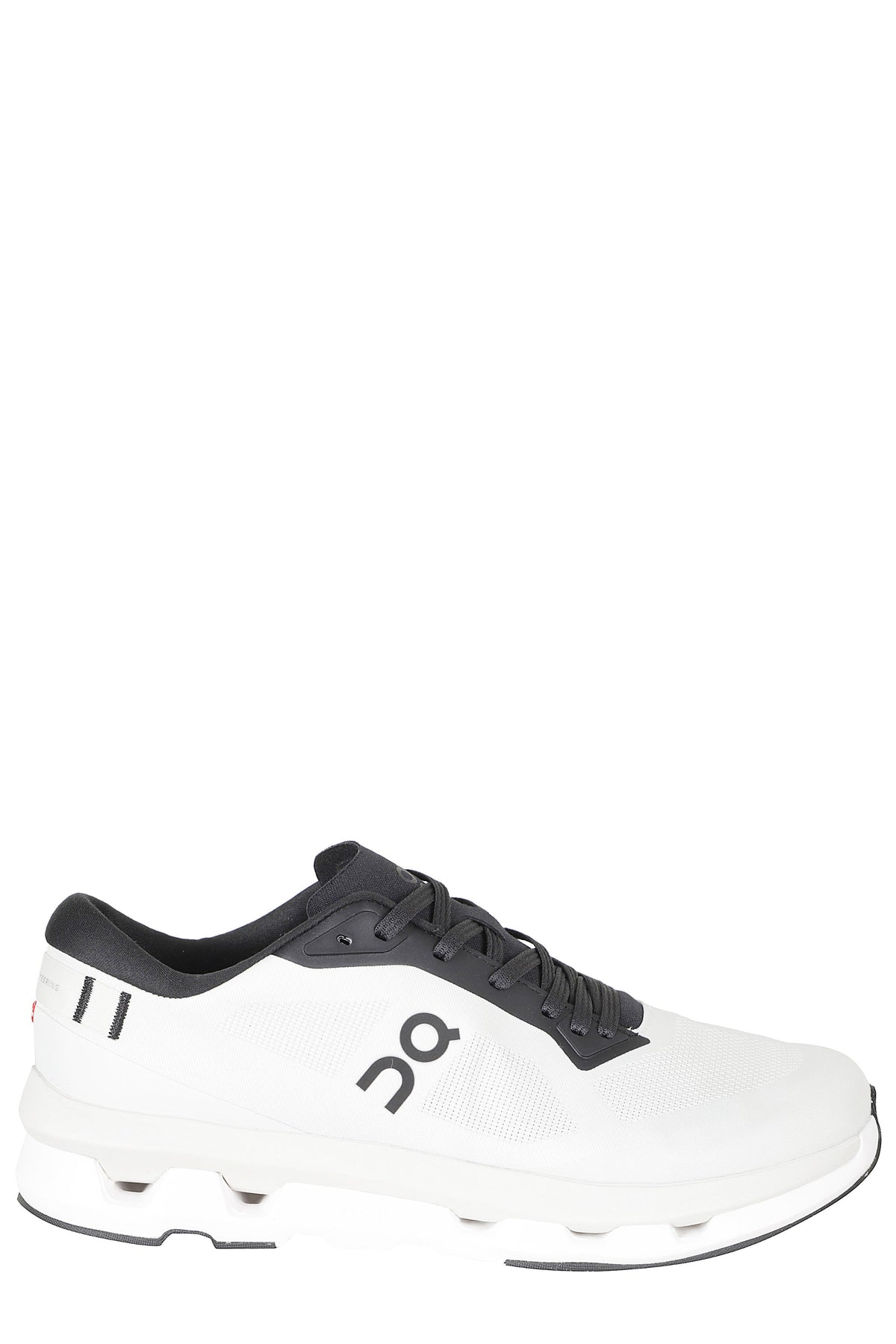 Black And White Cloudzone Mesh Rubber Sole Nylon Sneakers