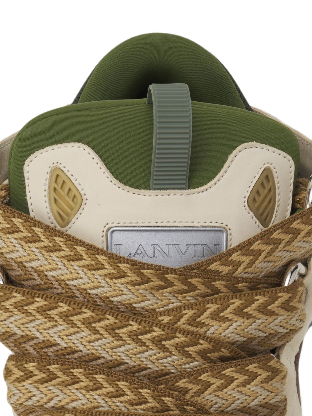 Low-Top Sneakers With Dynamic Panel Design And Textured Finish