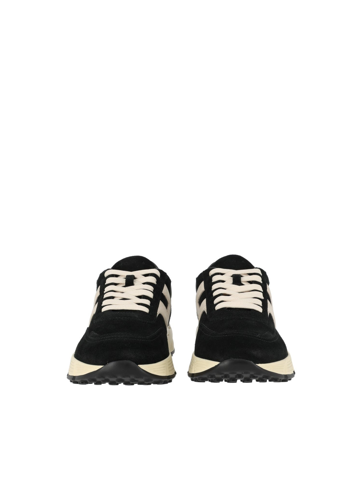 Black Hyperlight Suede Leather Sneakers