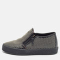 Giuseppe Zanotti Black Studded Leather Eve Slip On Sneakers