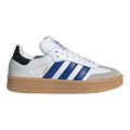 adidas Samba XLG Sneaker in White/Blue Leather | Men