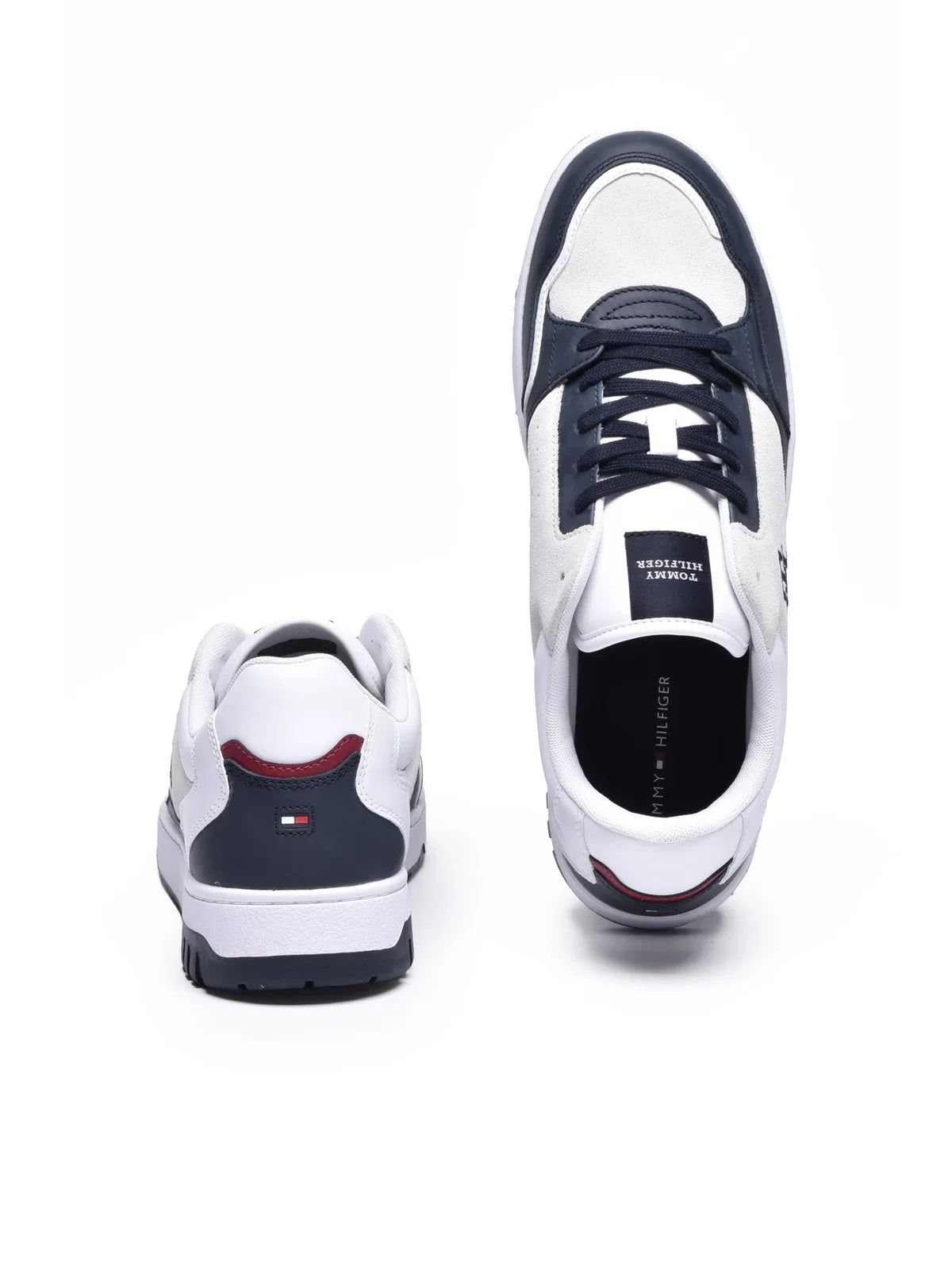 Blue Leather Suede Sneakers