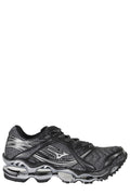 Iron Gate Silver Black Mesh Leather Wave Prophecy 1 Sneakers