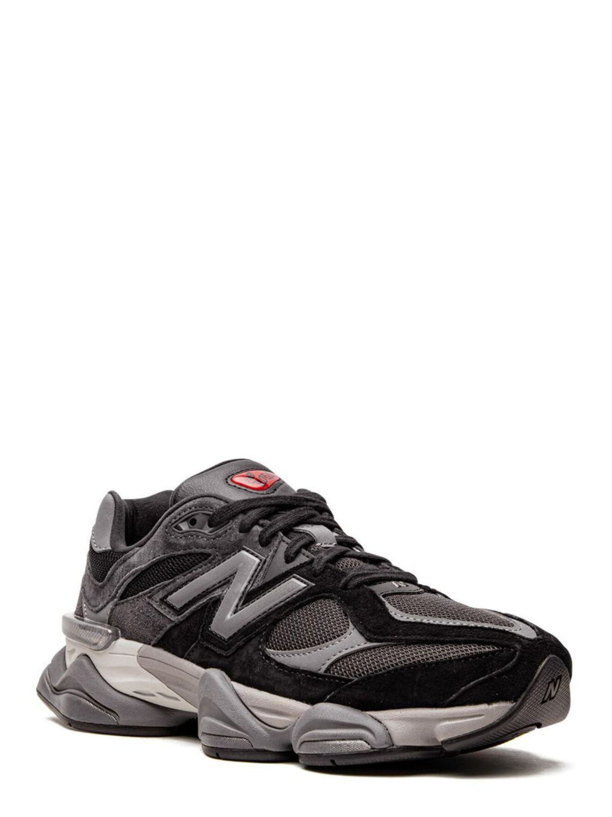 Black 9060 Suede Mesh Retro-Futuristic Sneakers