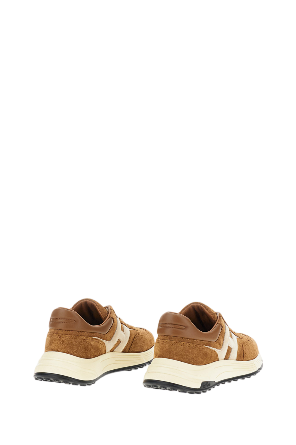 Brown Suede Leather Hyperlight Sneakers
