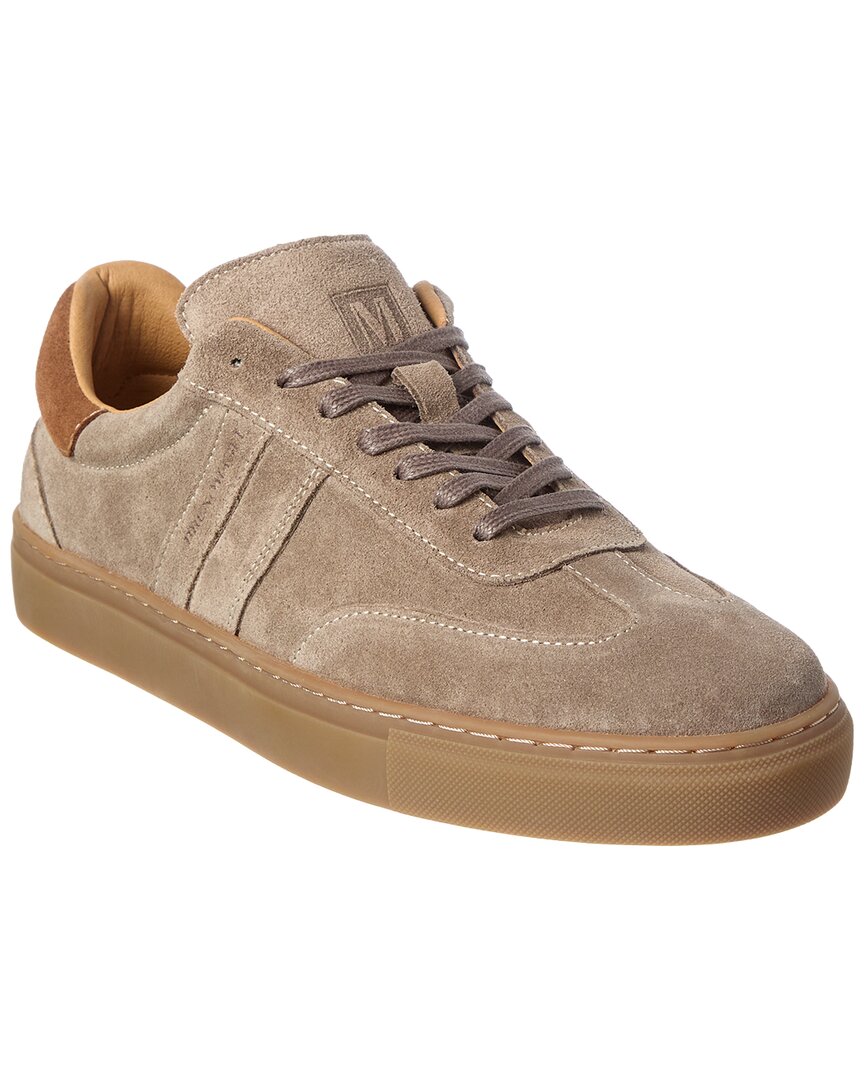 M by Bruno Magli Ryan T Toe Suede Sneaker
