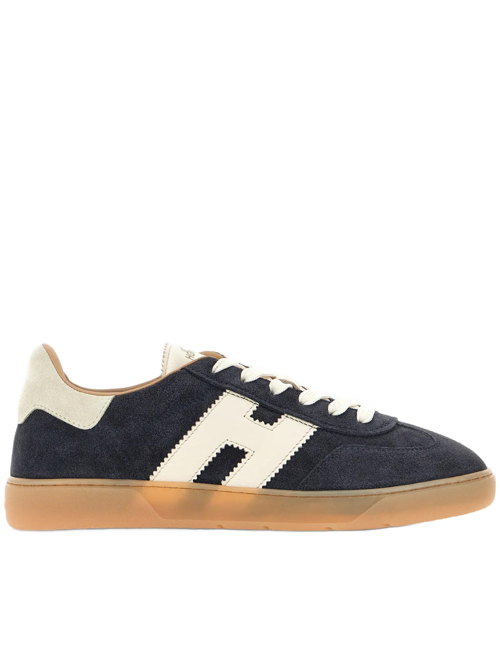 Low-Top Suede Sneakers with Contrasting Accents