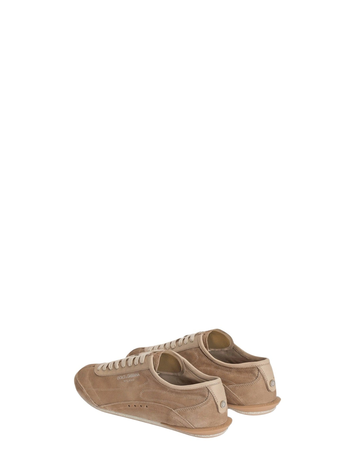 Low-Profile Calf Leather Sneakers with Tonal Laces