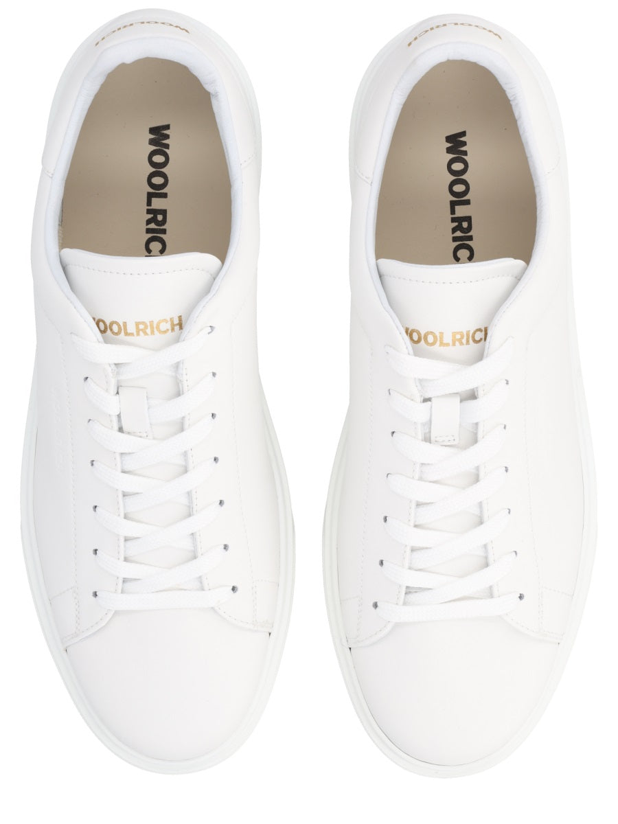 Classic Court Monochromatic Leather Sneakers