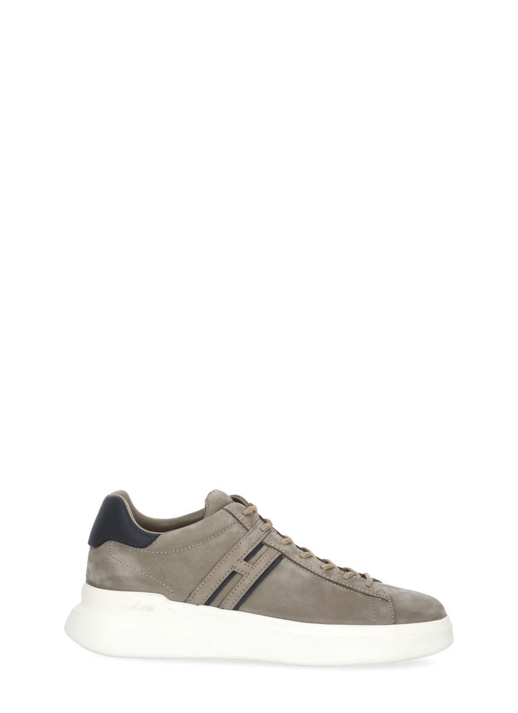 Beige Suede Low-Top Sneakers