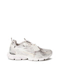 Light Grey and Silver Sneakers with Mesh