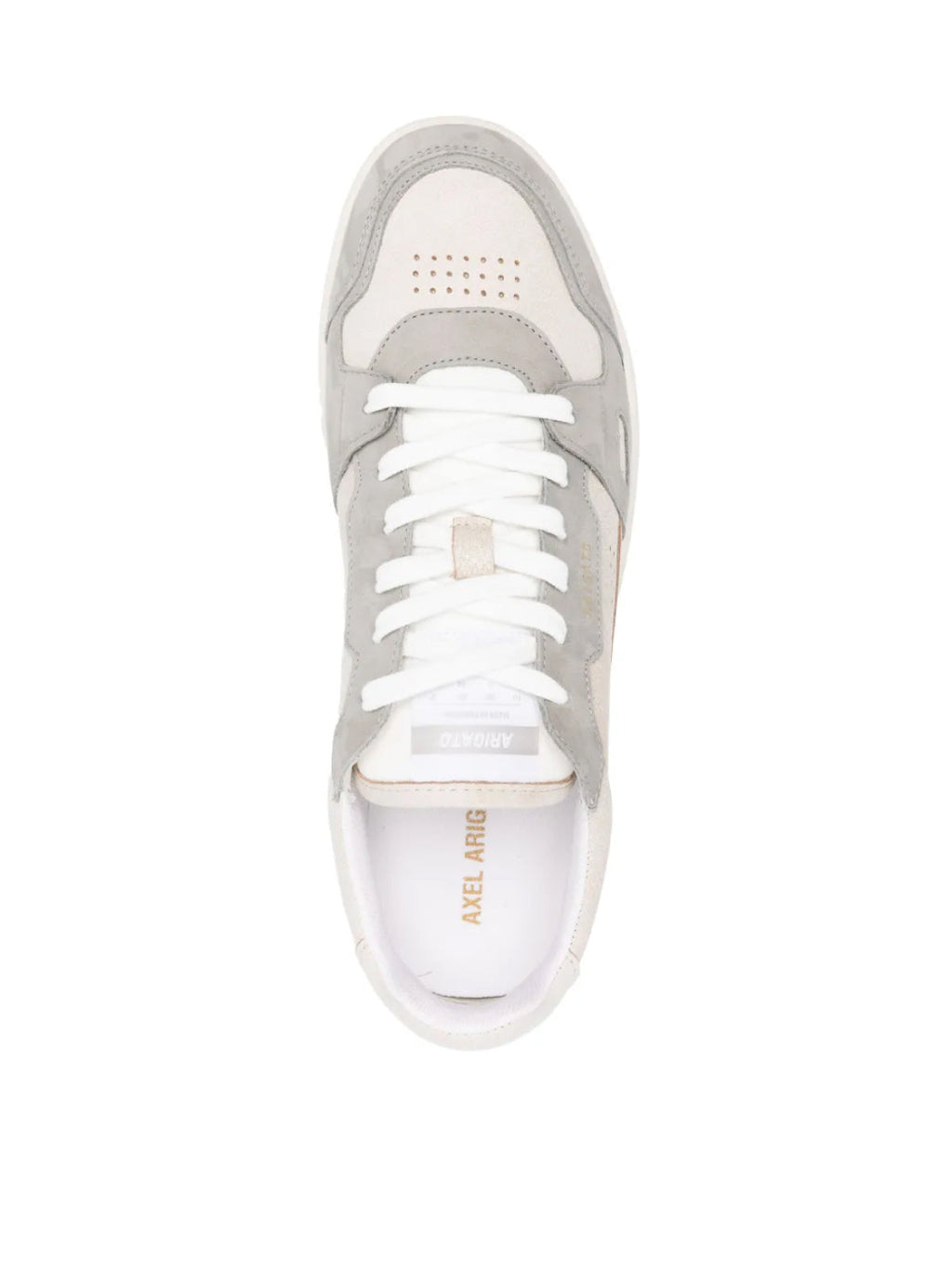 Beige/Light Grey Dice Lo Leather Sneakers