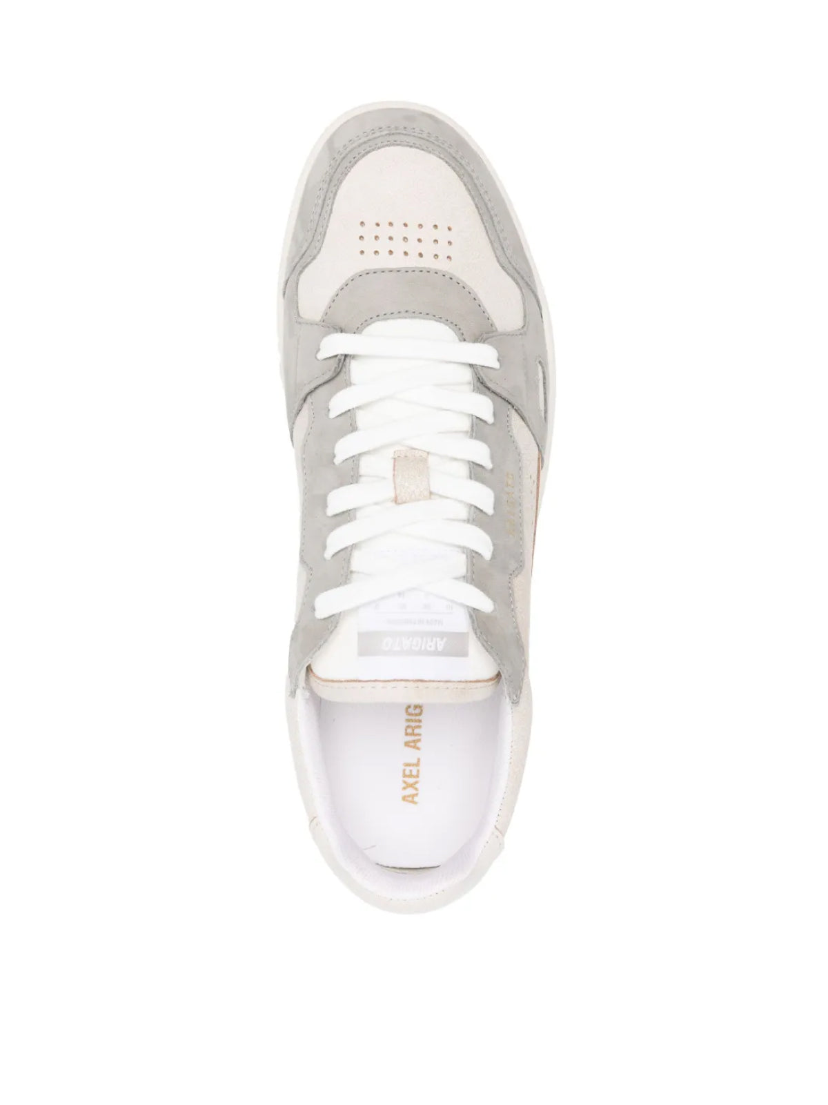 Beige/Light Grey Dice Lo Leather Sneakers