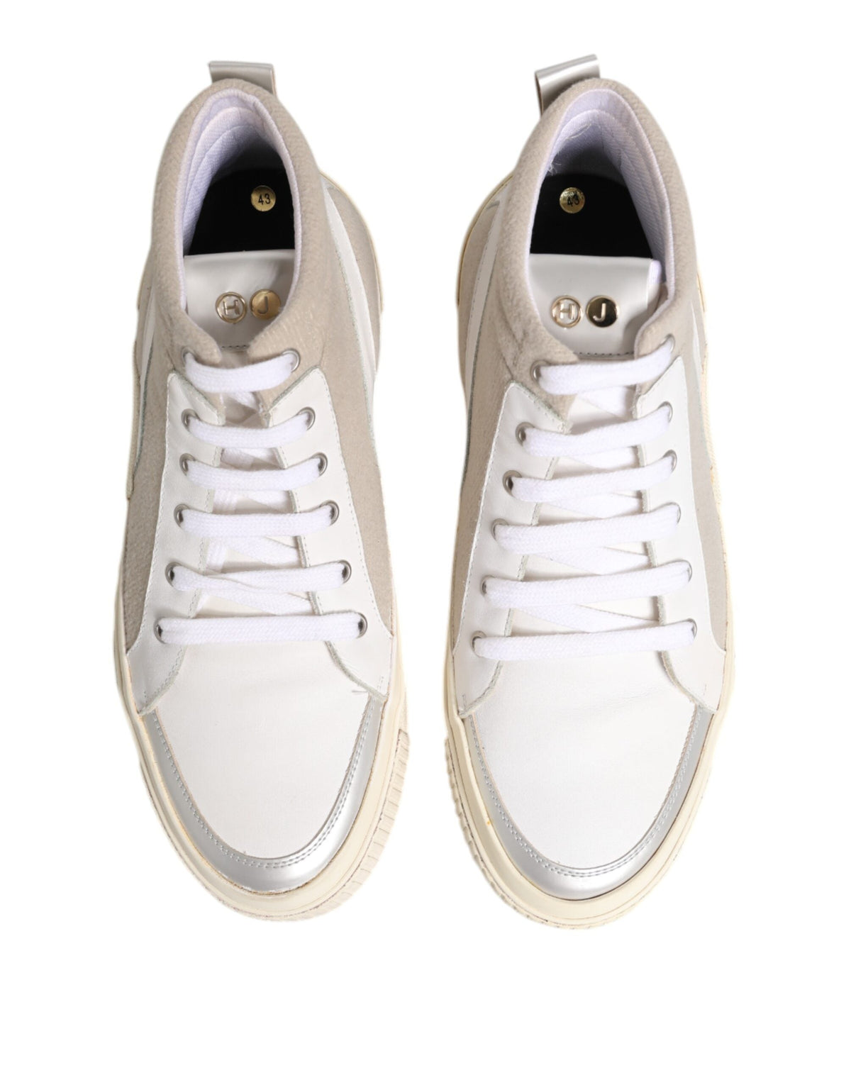 HIDE & JACK  Lace Up Mid Top Casual Sneakers Men's Shoes (Pre-Owned)